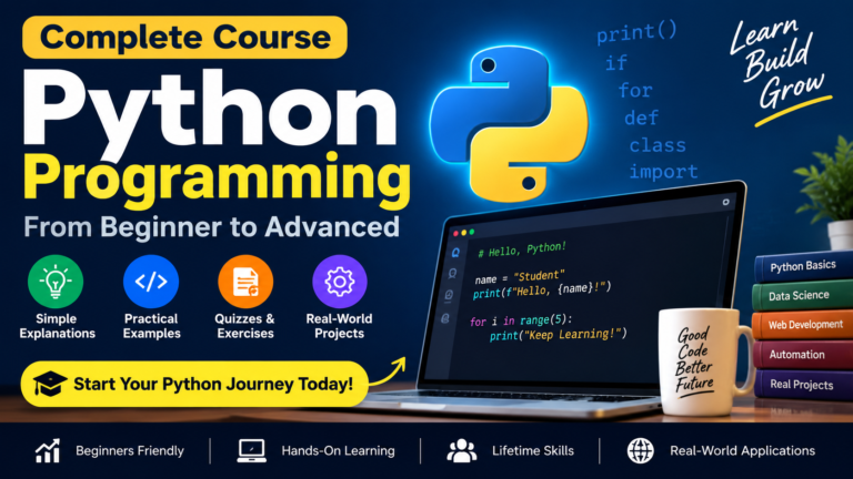 Python Programming: From Beginner to Advanced