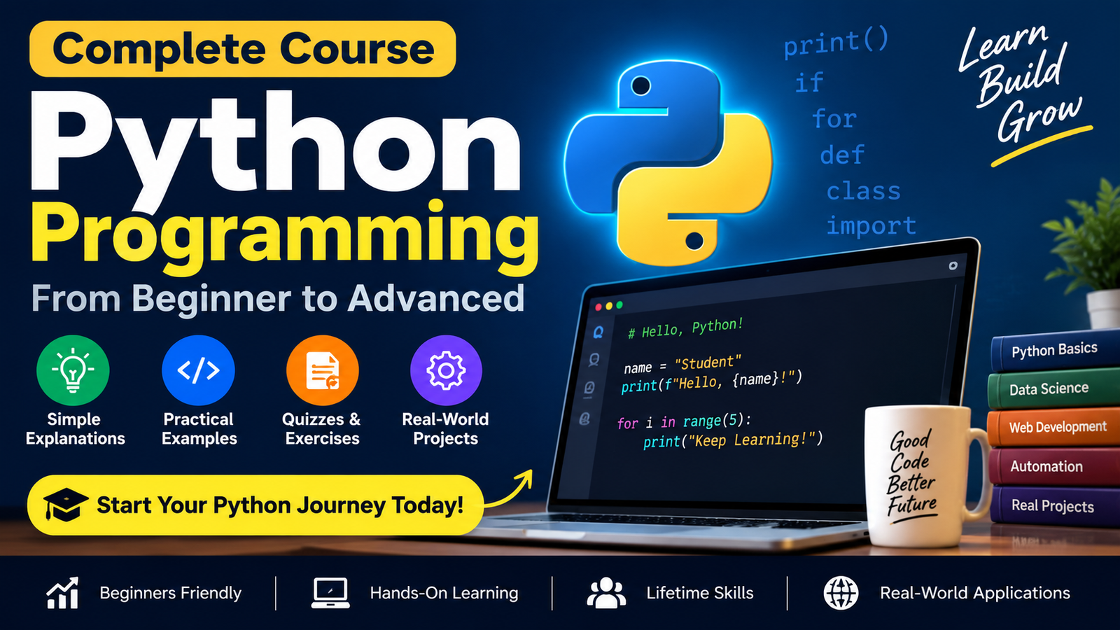 Python Programming: From Beginner to Advanced